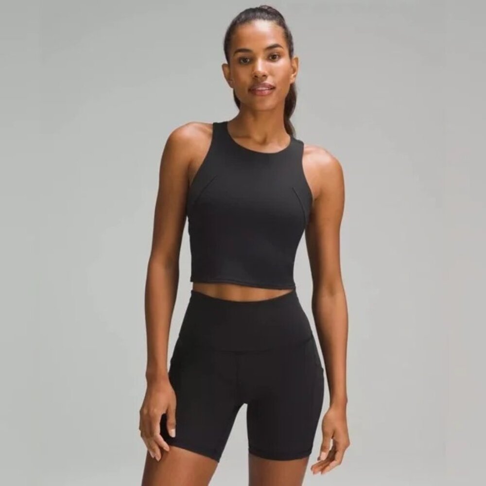 Lululemon Wunder Train Racerback Tank Top Graphite Gray
